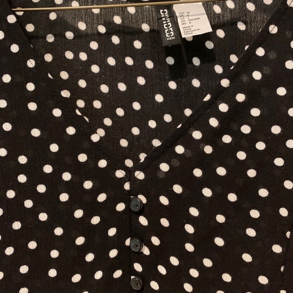 H&M V Neck Dress - Size 6 - Picture 4 of 5